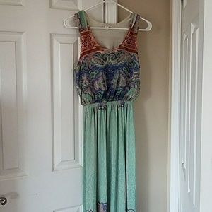 Boston proper pastel maxi dress small